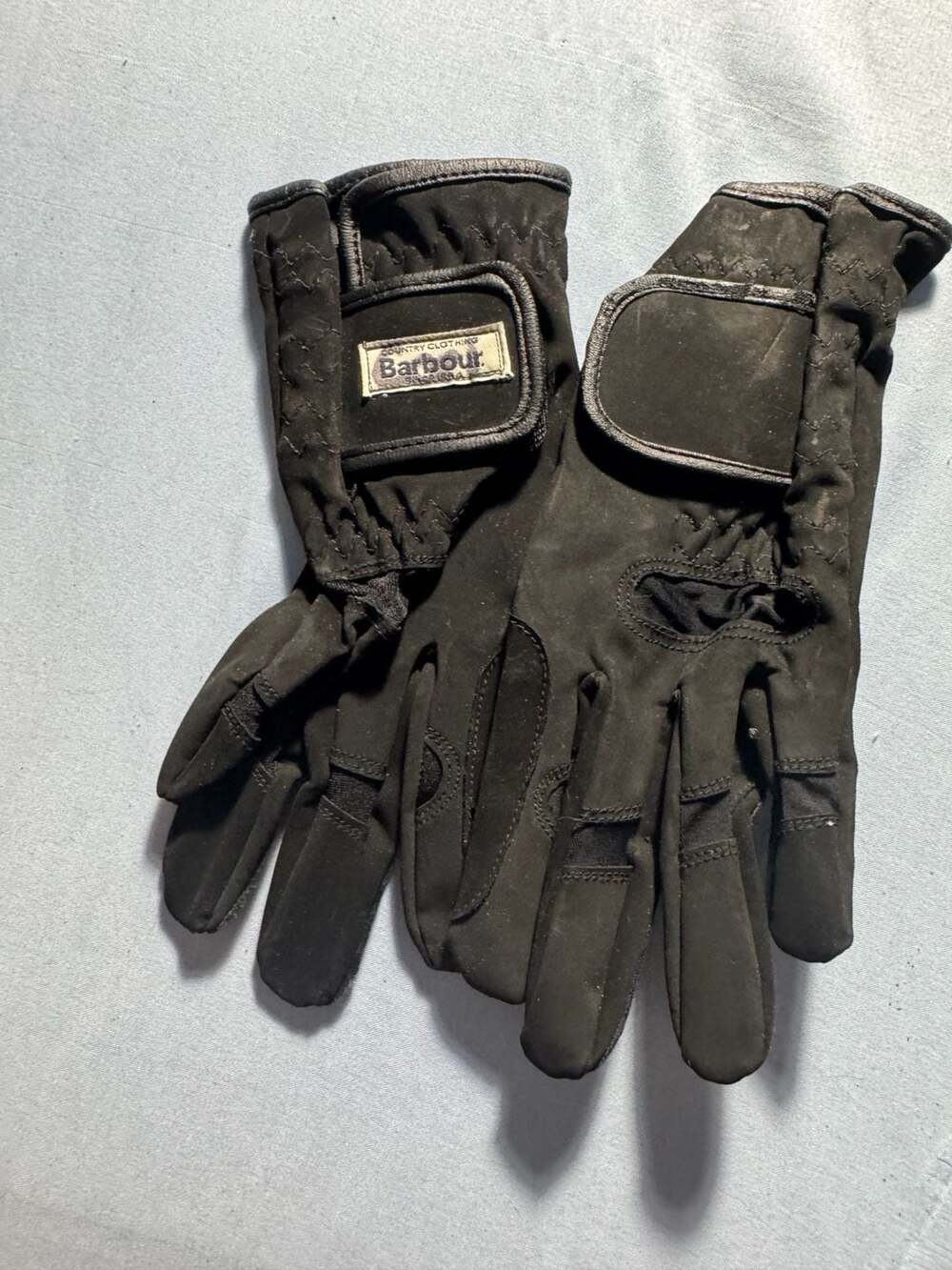 Barbour Country Clothing Black Riding Gloves